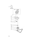 KitchenAid KUCS02FRPA0 motor and drive parts diagram
