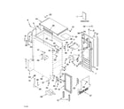 KitchenAid KUIA15PLLS3 cabinet liner and door parts diagram