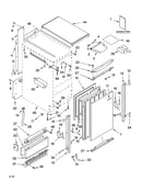 Cabinet liner and door parts