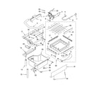 KitchenAid KUIS18NNJW6 evaporator, ice cutter grid and water parts diagram