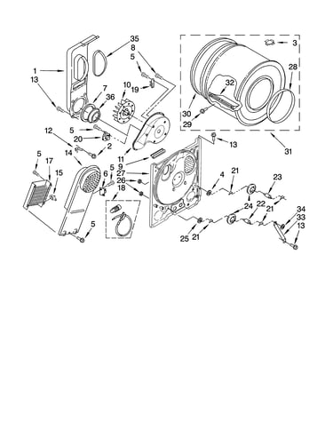 Bulkhead parts, optional parts (not included)