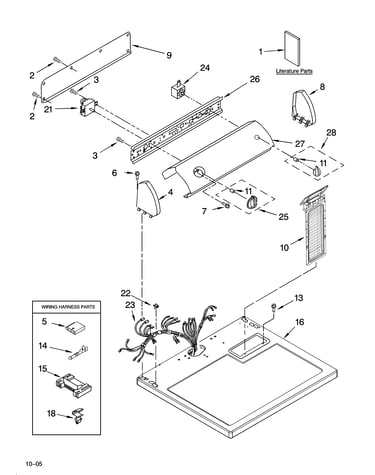 Top and console parts