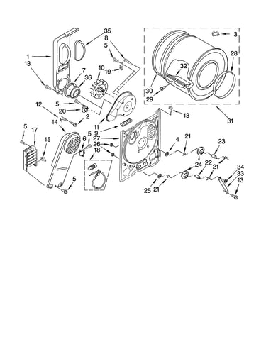 Bulkhead parts, optional parts (not included)