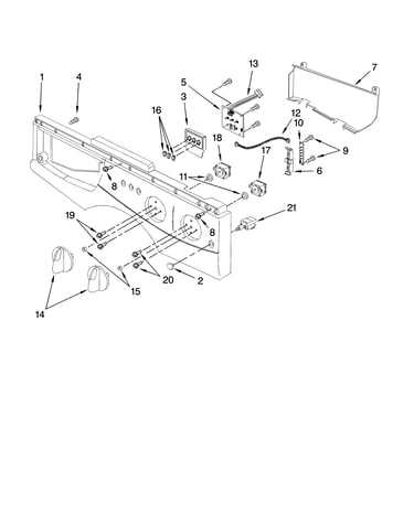 Control panel parts