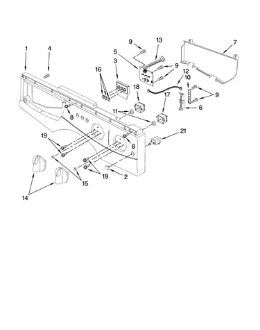 Control panel parts