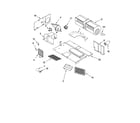 Whirlpool MH3184XPT1 air flow parts diagram