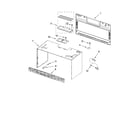 Whirlpool MH3184XPY1 cabinet and installation parts diagram