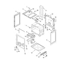 Whirlpool RF3020XKT4 chassis parts diagram