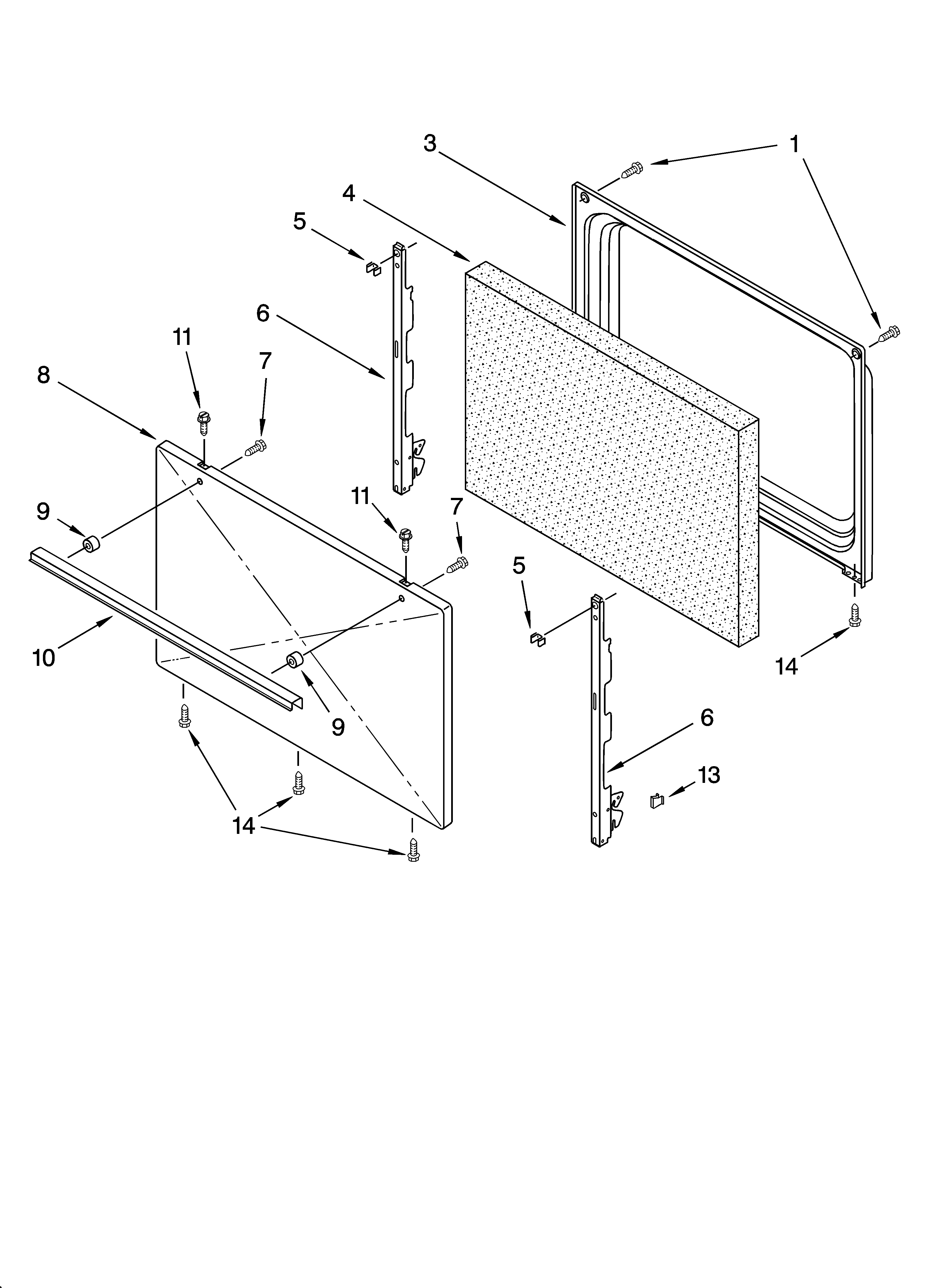 Door parts, optional parts (not included)