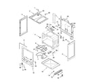 Whirlpool RF303PXKW3 chassis parts diagram