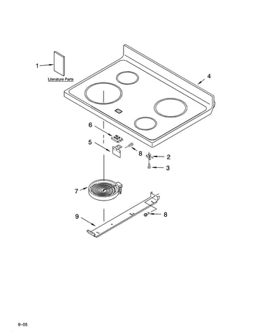Cooktop parts