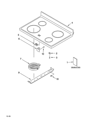 Cooktop parts