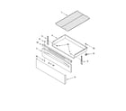 Whirlpool RF368LXPB2 drawer & broiler parts diagram