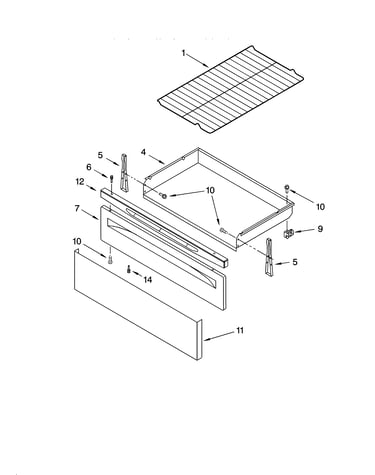 Drawer & broiler parts