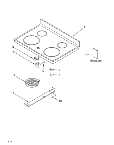 Cooktop parts