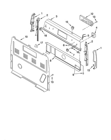 Control panel parts