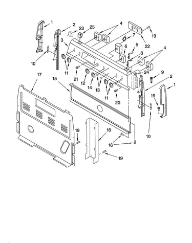 Control panel parts