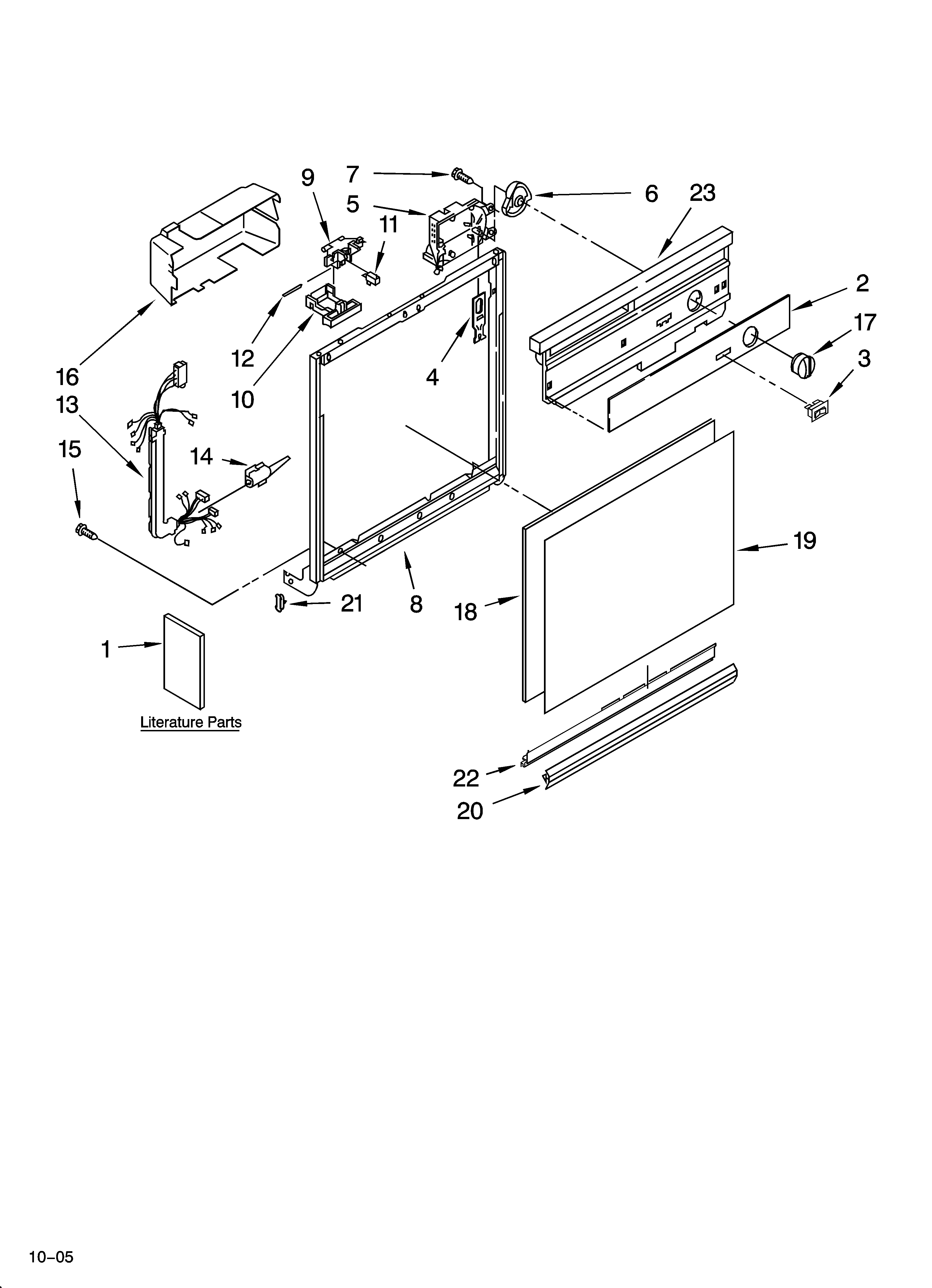 Frame and console parts
