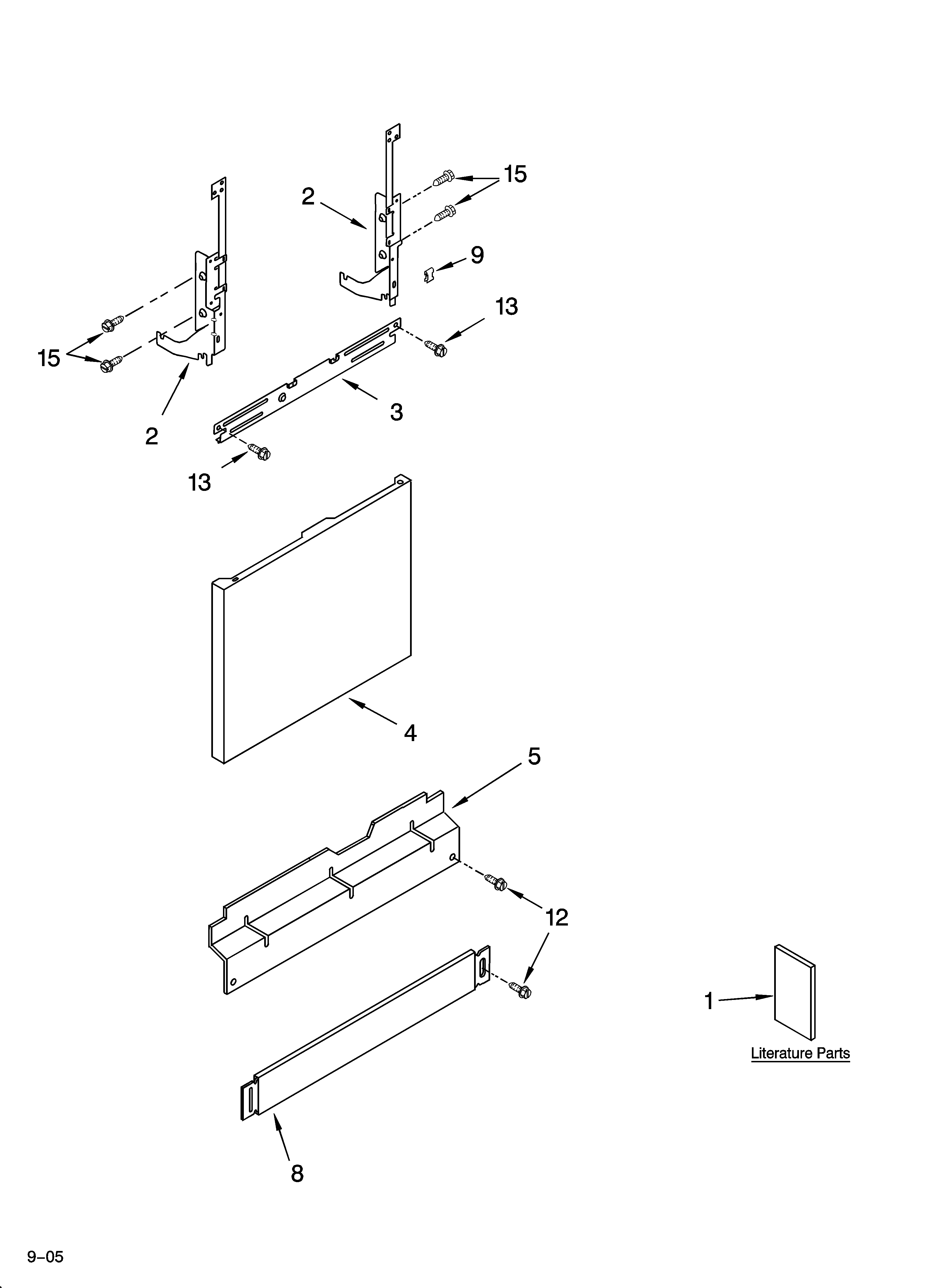 Door and panel parts
