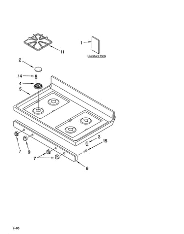 Cooktop parts