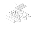 Whirlpool SF368LEPB2 drawer & broiler parts diagram
