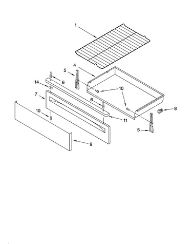 Drawer & broiler parts