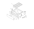 Whirlpool SF369LEPS2 drawer & broiler parts diagram