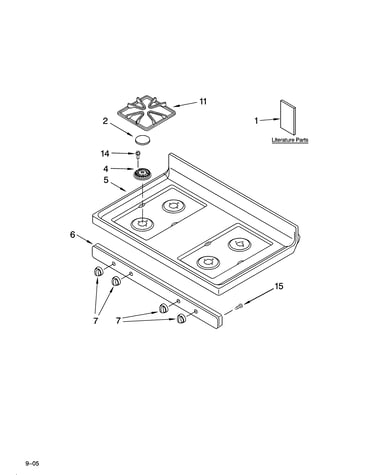 Cooktop parts