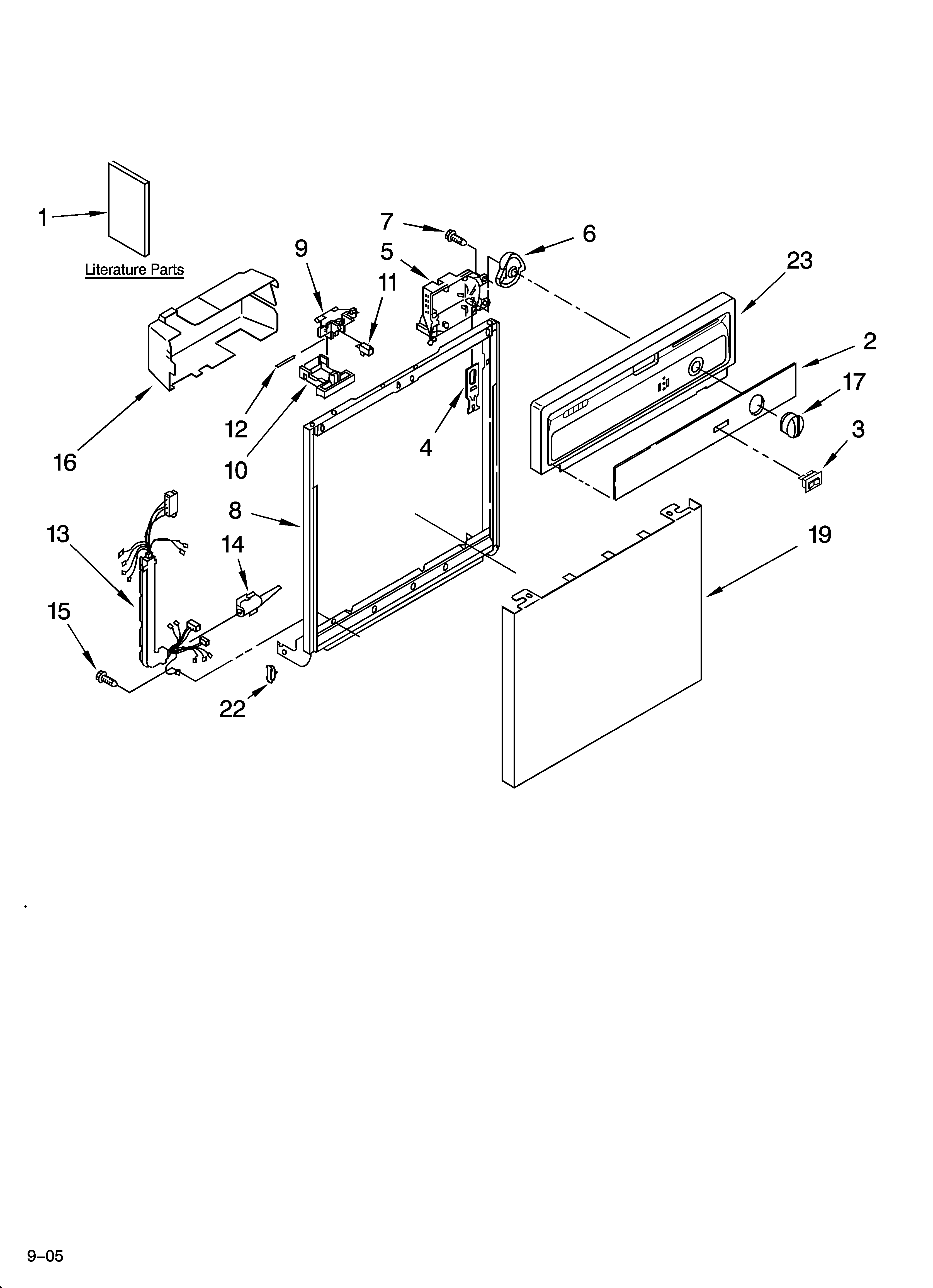 Frame and console parts
