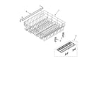 Estate TUD8700RQ0 upper rack and track parts diagram