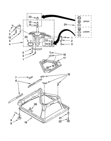 Machine base parts