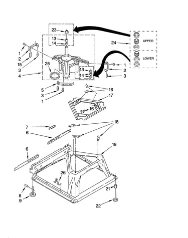 Machine base parts