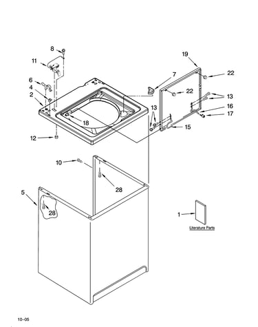 Top and cabinet parts