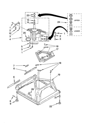 Machine base parts