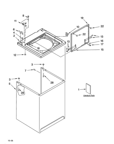 Top and cabinet parts