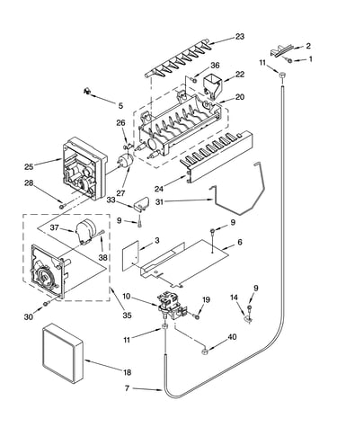 Icemaker parts, optional parts