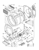 Dryer bulkhead parts