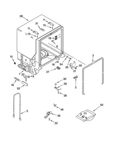 Tub and frame parts