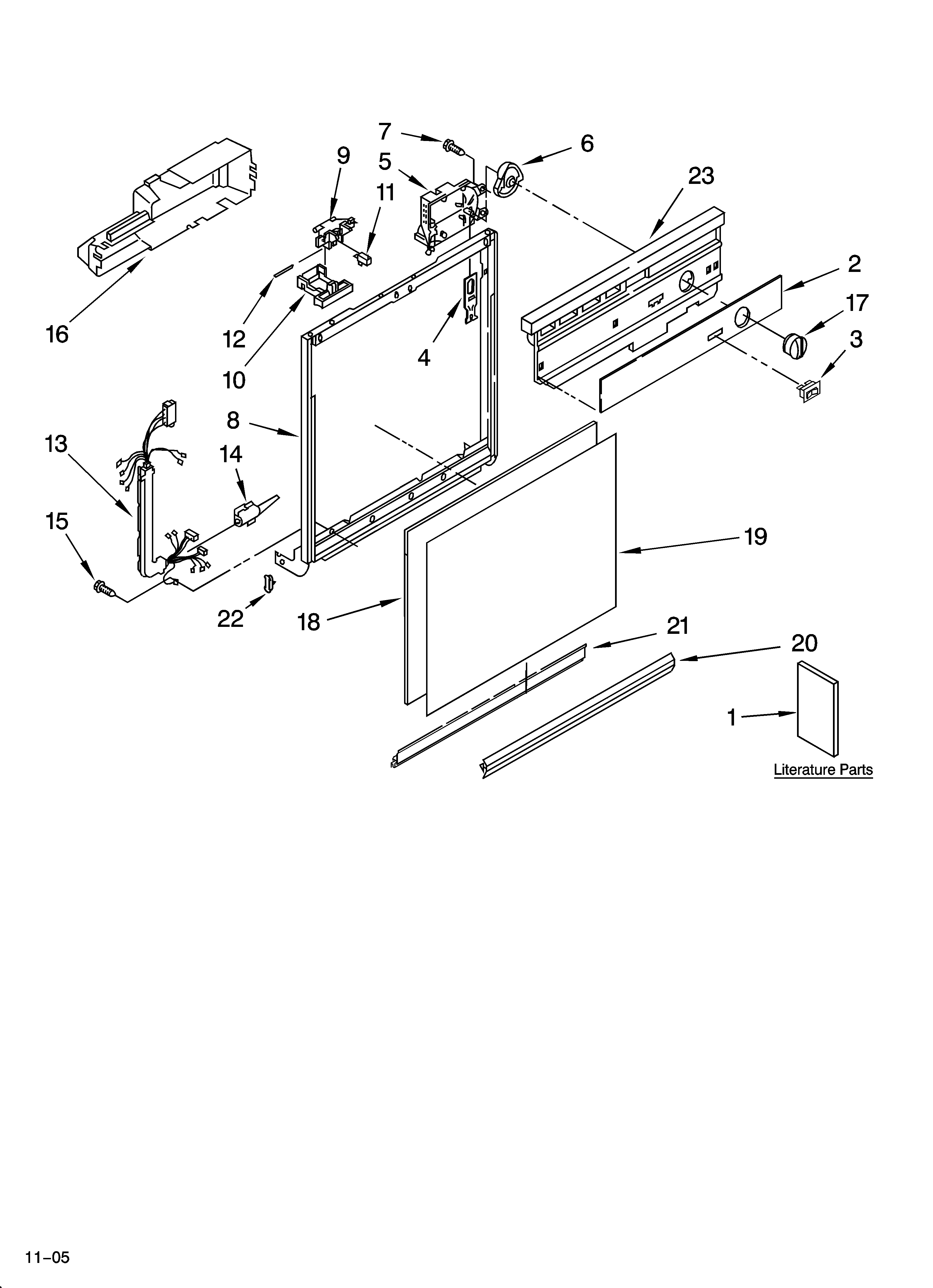 Frame and console parts