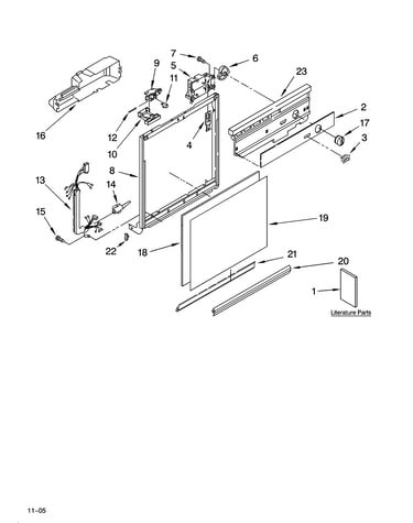 Frame and console parts