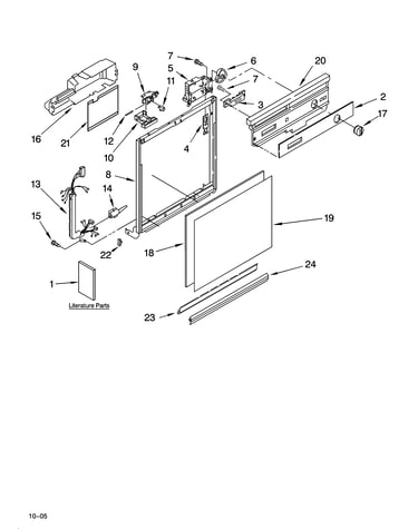 Frame and console parts