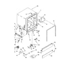 Whirlpool DUL140PPB1 tub assembly parts diagram