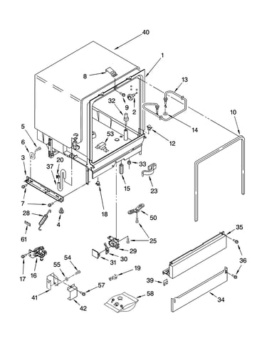 Tub assembly parts