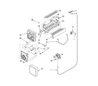 Whirlpool ED2FHEXNS01 icemaker parts, optional parts diagram
