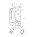 Whirlpool ED2GHEXNL01 refrigerator liner parts diagram