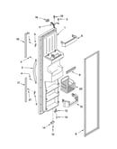 Freezer door parts