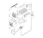 Whirlpool ED2LHAXMQ11 icemaker parts diagram