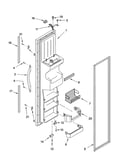 Freezer door parts