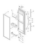 Refrigerator door parts
