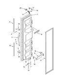 Freezer door parts